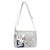 Sac bandoulière transparent fashion chic noir - modèle White - TransparenceSac.com