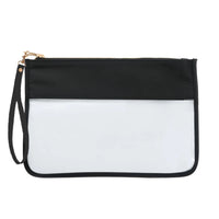 Pochette transparente mode soirée élégante - modèle Noir - TransparenceSac.com