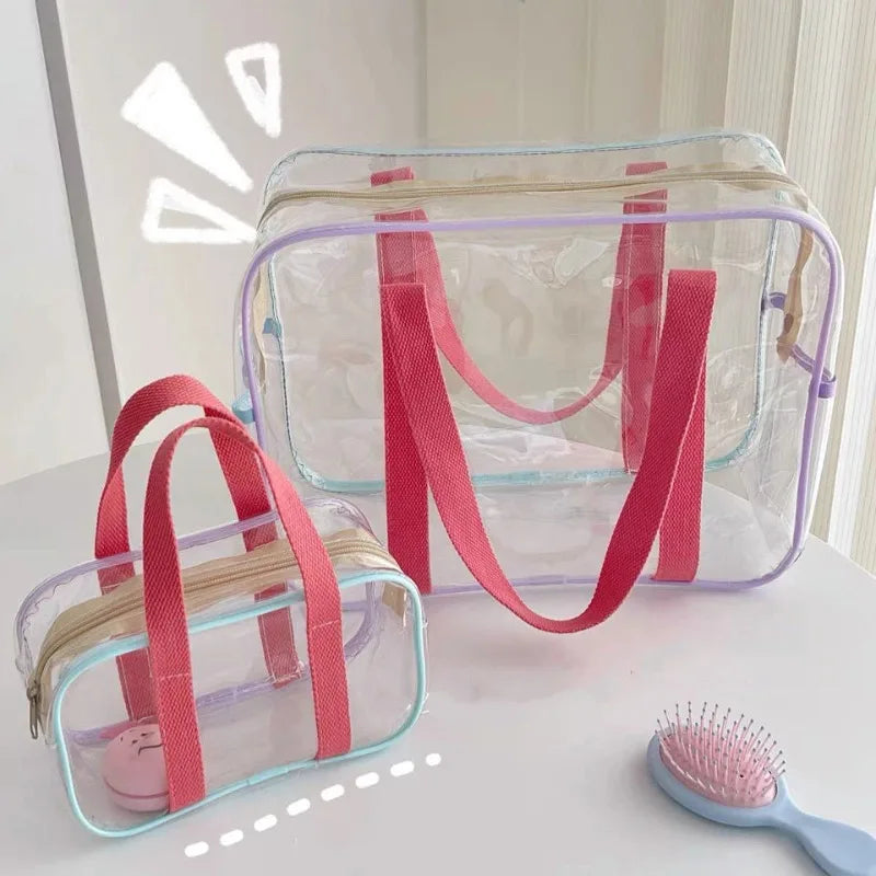 Sac de Plage Transparent Élégant et Pratique
