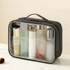 Trousse transparente de voyage compacte