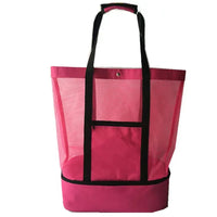 Sac de plage transparent rose mode - TransparenceSac.com
