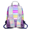 Sac à dos transparent arc-en-ciel holographique