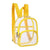 Sac à dos transparent chic bleu - modèle Yellow - TransparenceSac.com