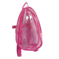 Sac à dos transparent enfant turquoise smiley - modèle Rose Red - TransparenceSac.com
