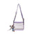 Sac bandouliere transparent violet fashion - modèle Purple - TransparenceSac.com