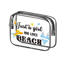 Pochette transparente plage chic et pratique - TransparenceSac.com