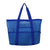 Sac de plage transparent avec pochettes multiples - modèle Royal blue - TransparenceSac.com