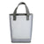 Sac shopping transparent gris moderne - modèle gray - TransparenceSac.com