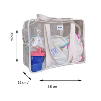Sac de plage transparent coloré mode - TransparenceSac.com