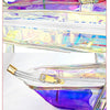 Sac à main transparent holographique mode