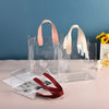 Sac à main transparent chic rouge