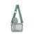 Sac Bandoulière Transparent Vert Style Chic - modèle Green 1 - TransparenceSac.com
