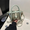 Sac à main transparent noir élégant