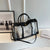 Sac de Voyage Transparent Chic - modèle black - TransparenceSac.com