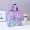Sac shopping floral violet printemps