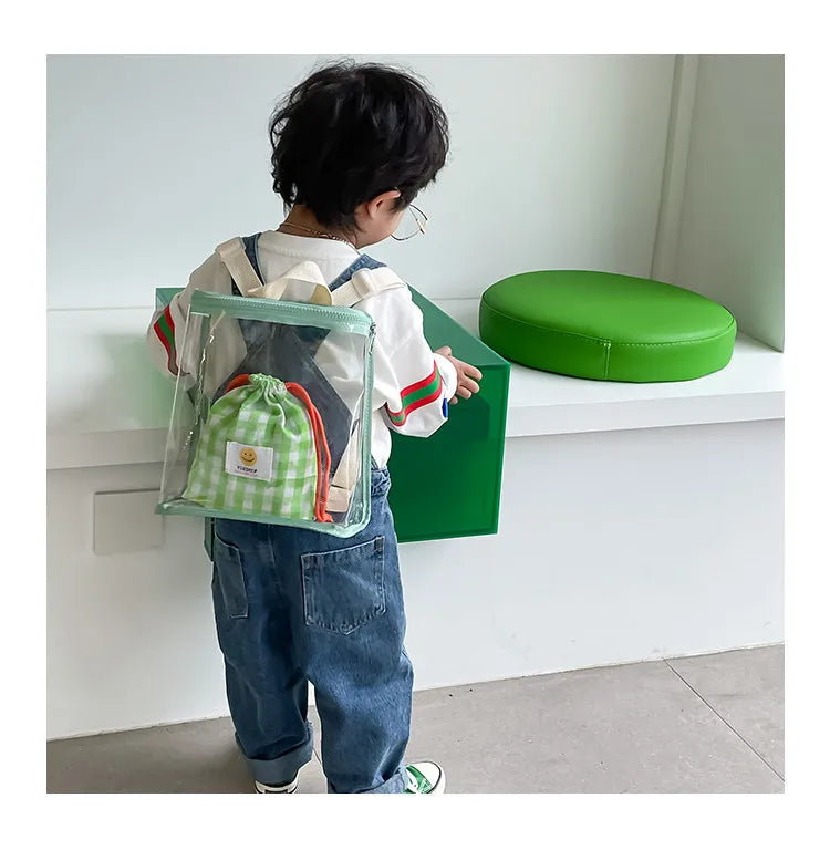 Sac à dos transparent enfant fashion