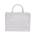 Sac shopping transparent jaune élégant - modèle WHITE - TransparenceSac.com