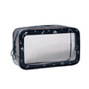 Trousse de toilette transparente compacteń