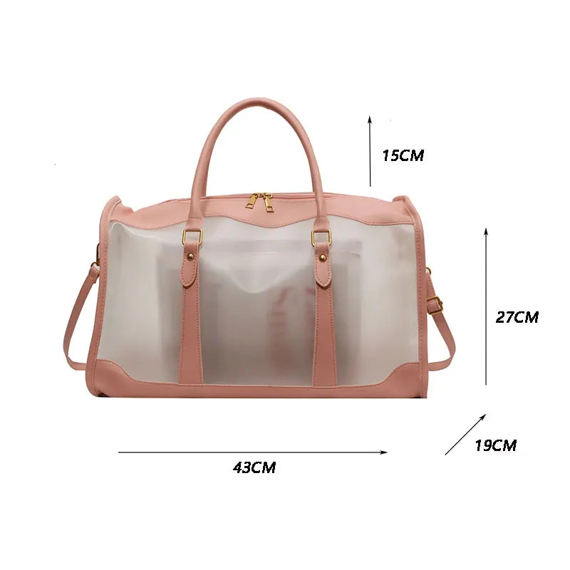 Sac de Voyage Transparent Chic