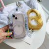 Trousse transparente mode enfant avec porte clés