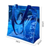 Sac de plage transparent bleu tendance