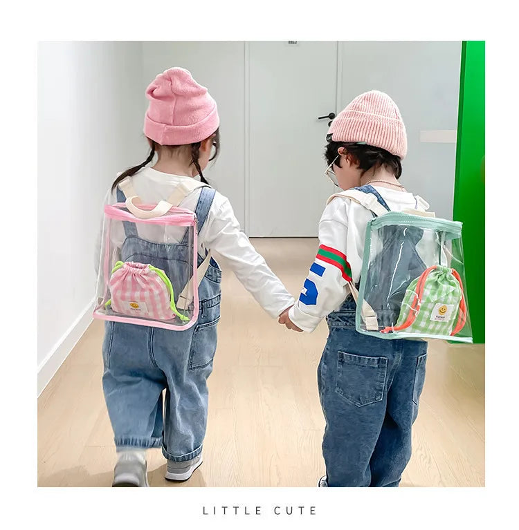 Sac à dos transparent enfant fashion