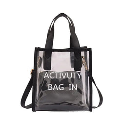 Acheter Sac transparent fashion bandoulière zippé - TransparenceSac.com