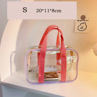 Sac à main transparent rose fashion - modèle S - TransparenceSac.com