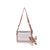 Sac bandouliere transparent violet fashion - modèle Pink - TransparenceSac.com