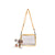 Sac bandouliere transparent violet fashion - modèle Yellow - TransparenceSac.com