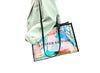 Sac à main transparent holographique fashion