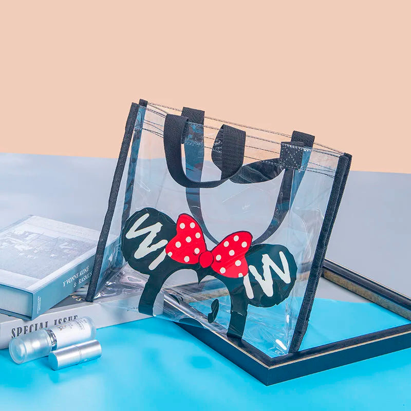 Sac de shopping transparent Minnie Mouse