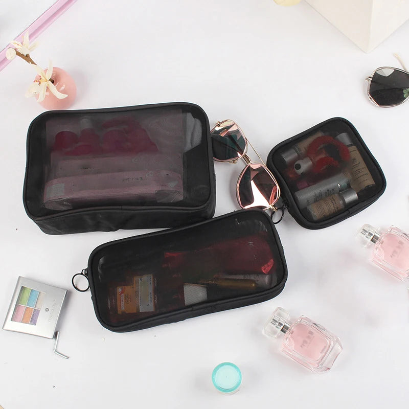 Trousse organiseur rose fashion rangement multi-compartiments