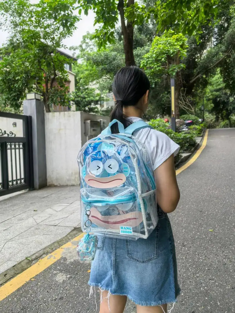 Sac à dos transparent enfant mignon fashion