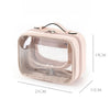 Trousse de voyage transparente fashion