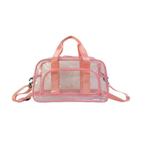 Sac de voyage transparent élégant pratiques - modèle C 50X18X32CM - TransparenceSac.com