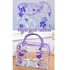 Sac de voyage transparent pois roses