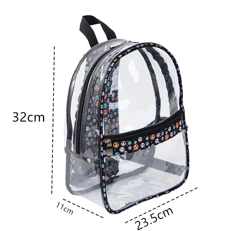 Sac à dos transparent tournesol élégant