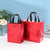 Sacs de Shopping Métallisés Tendance - modèle Red / 28x32x13cm - TransparenceSac.com