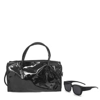 Sac de sport transparent rose élégant - modèle black - TransparenceSac.com