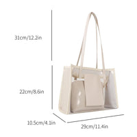 Sac a main transparent tendance femme - modèle WHITE - TransparenceSac.com