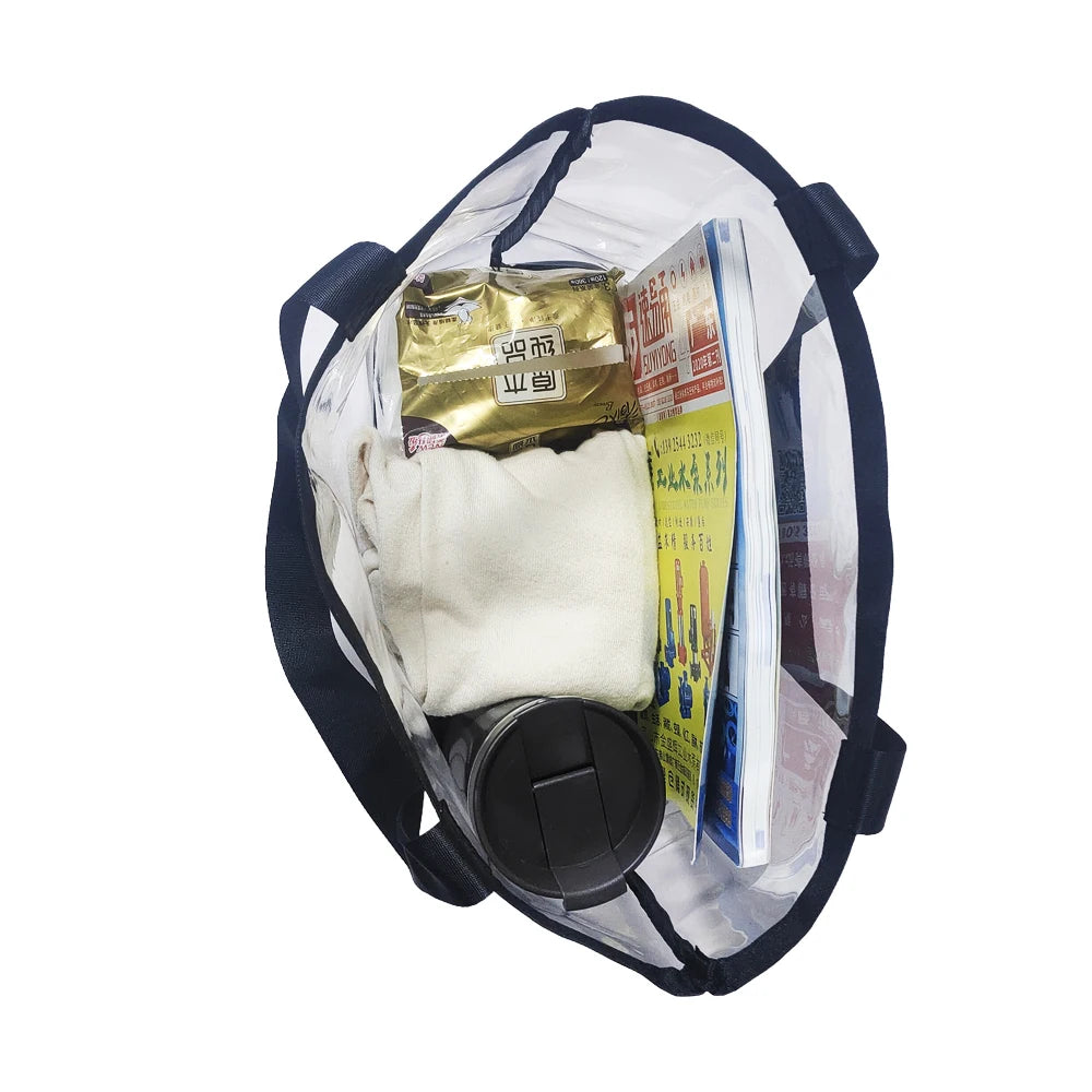 Sac shopping transparent chic et pratique