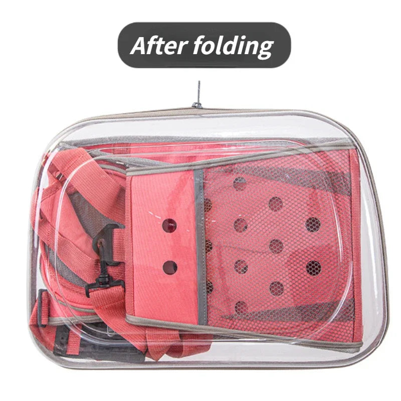 Sac de transport transparent pour animaux