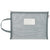 Pochette transparente double compartiment адаптер - modèle Gray single layer - TransparenceSac.com