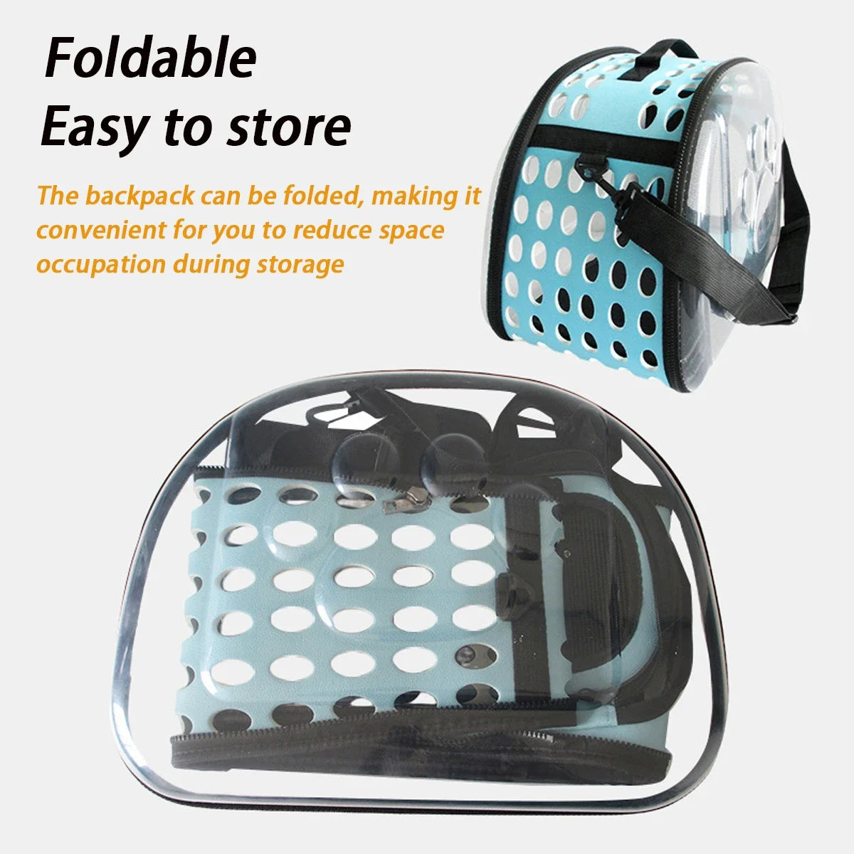 Transporteur transparent pour animaux de compagnie