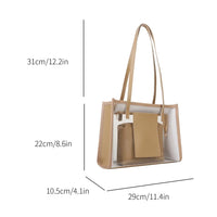 Sac a main transparent tendance femme - modèle Khaki - TransparenceSac.com