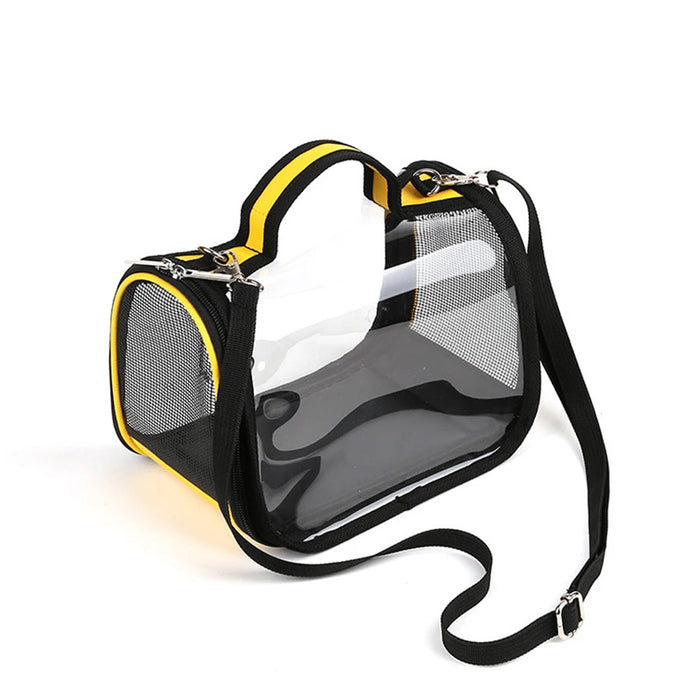 Sac a main transparent jaune mode