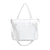 Sac Bandoulière Transparent Style École Fashion - modèle White - TransparenceSac.com