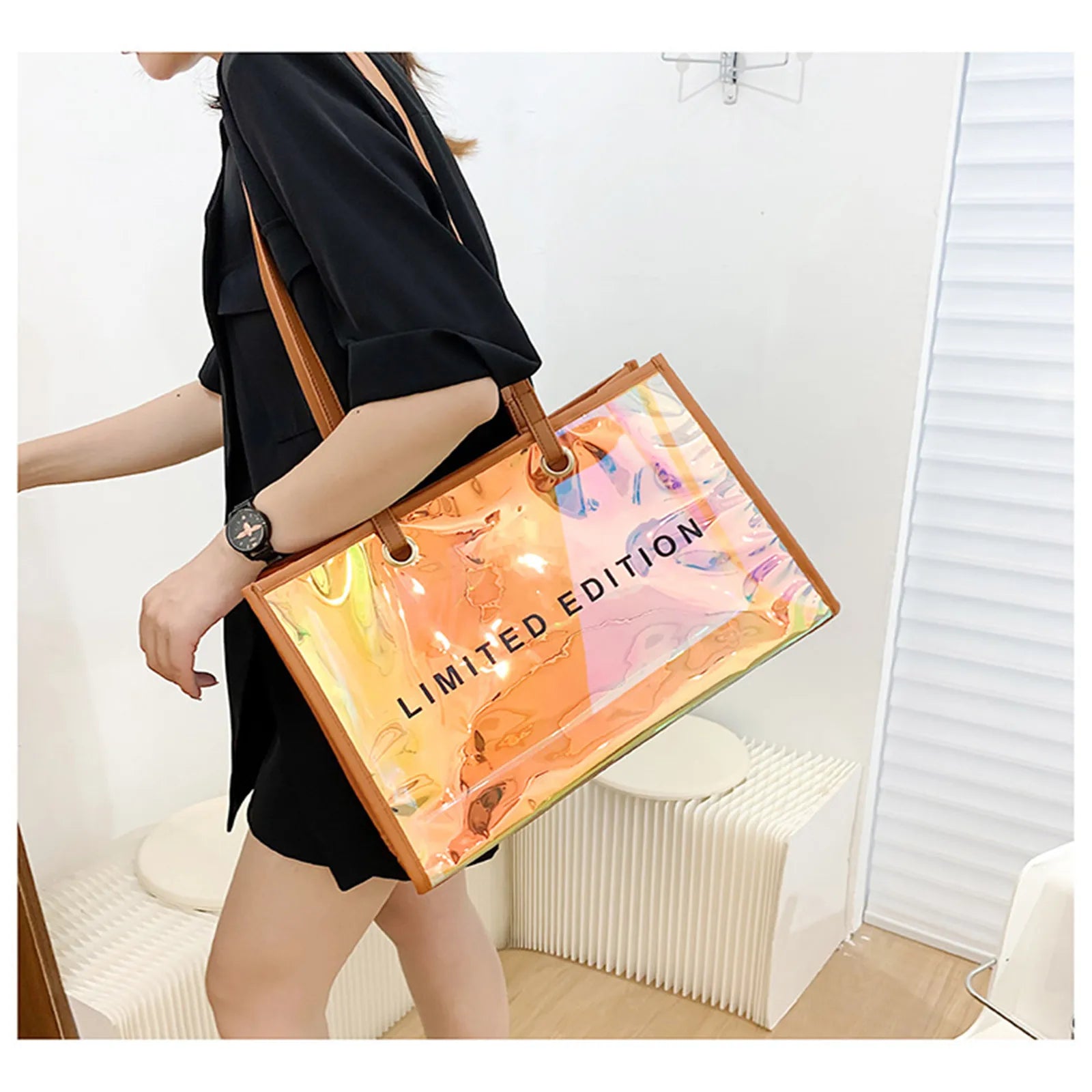 Sac shopping transparent édition limitée