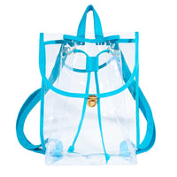 Sac à dos transparent fashion rose - modèle Blue - TransparenceSac.com
